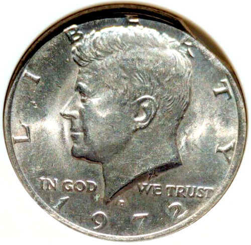 1972 kennedy mezzo - mezzo, dollaro