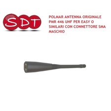 POLMAR EASY ANTENNA ORIGINALE PMR 446 UHF PER EASY O SIMILARI CON CONNETTORE SMA