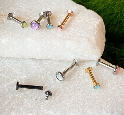 1pz pietra illuminante - illuminante, labret
