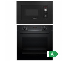 Bosch Forno da Incasso + Microonde da Incasso Set Risparmio -Autark con Grill Telesco 20L