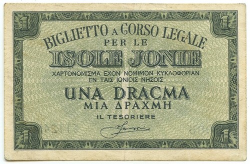Dracma occupazione italiana - occupazione,