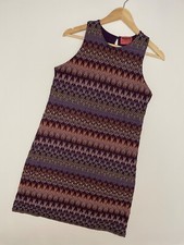 Abito Missoni x Lindex senza maniche modello chevron lunghezza ginocchio tagl...
