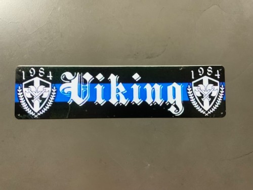 Insegna metallo viking - insegna, “viking