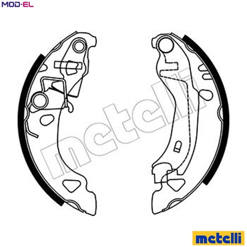 Set scarpette freno 0070 - set,