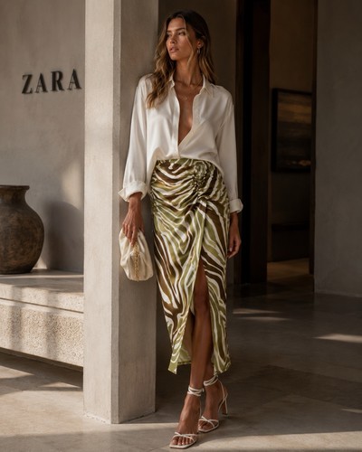 Gonna midi zara nuova - midi,