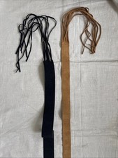 CINTURA CRAVATTA CON FRANGE