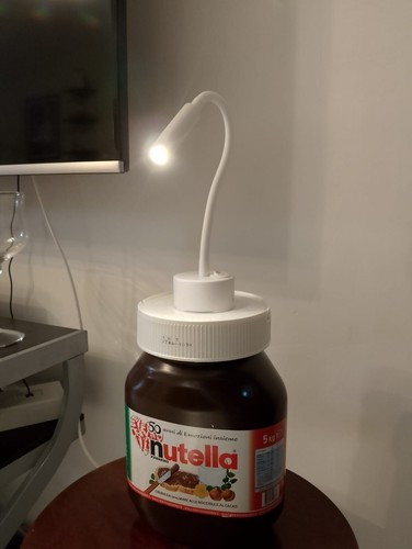 Lampada nutella artigianale - nutella,