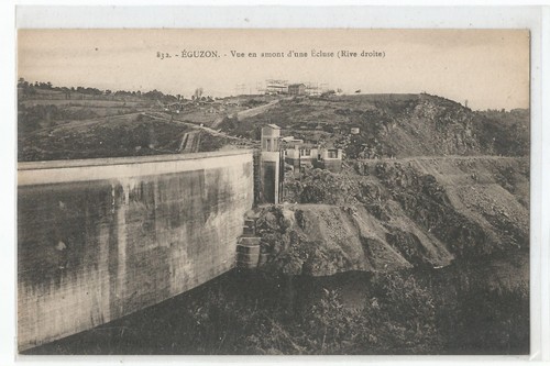 Eguzon vue amont d - vue, d'