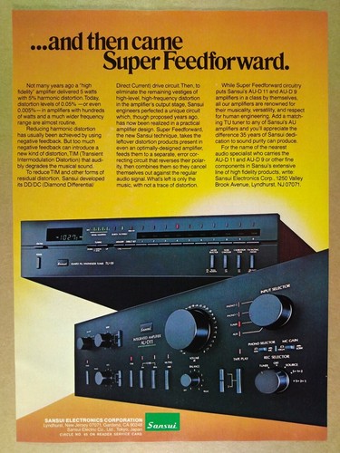 Amplificatore sansui d11 - amplificatore, au-d11