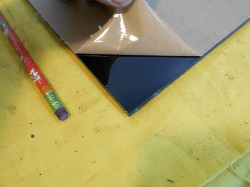Foglio acrilico nero plastica - nero,