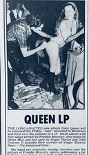 LOTTO RITAGLI rivista Regno Unito Queen 1978 - 1985 ritagli FREDDIE MERCURY Jazz