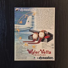 1960 Wyler Vetta Dynastar - Original AD Advertising 26x33 Pubblicità Vintage
