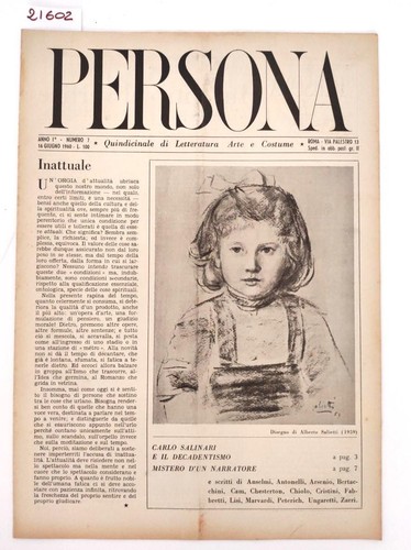Rivista epoca persona anno - d'epoca, "persona"