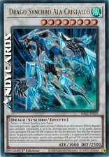DRAGO SYNCHRO ALA CRISTALLO (Crystal Wing Dragon) Ultra R SP • RA02 IT029 • 1Ed