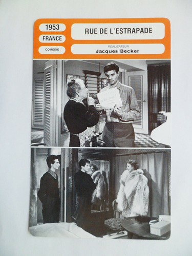 Carte fiche cinema - carte, de