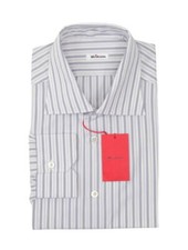 Camicia In Cotone A Righe Blu