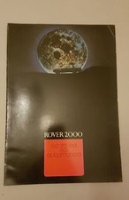 Rover 2000 SC TC SC Automatica 1971 depliant originale auto epoca brochure