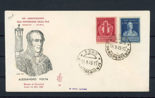 Lettera primo giorno italia - lettera,