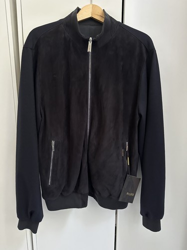 Moorer leather cashmere