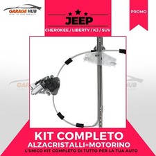 ALZACRISTALLI Elettrico + MOTORINO Ant. Destro per JEEP CHEROKEE III CRD KJ SUV
