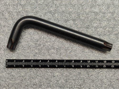 Chiave maschio piegata l - maschio,