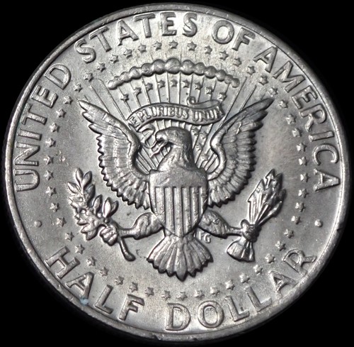 Moneta mezzo dollaro usa - mezzo,