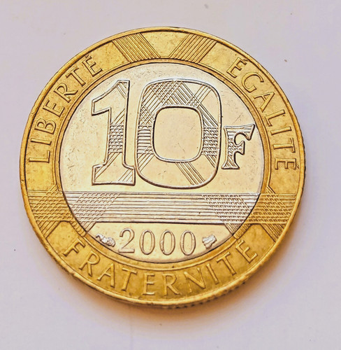 Monnaie france francs 2000 - monnaie,