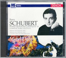 Michel DALBERTO SCHUBERT Piano Sonata D625 850 Galopp & 8 Ecossaisen DENON JP CD