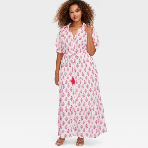 Maxi abito donna bouquet