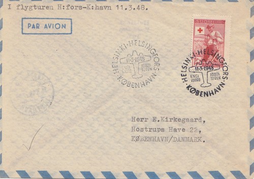 Finlandia 1948 posta aerea - finlandia:,