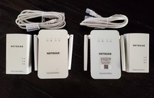 NETGEAR Powerline PLW1010V2, Adattatore con Kit Access Point Wireless, Bianco