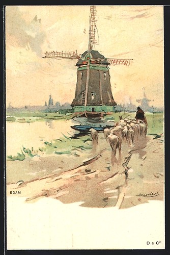 Cartolina artistica henri - cartolina,
