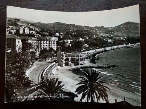 Cartolina riviera dei fiori - cartolina,