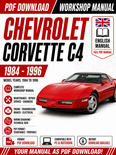 Download chevrolet corvette - chevrolet, c4