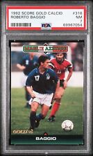 Score Gold Calcio 316 1992 Roberto Baggio PSA7