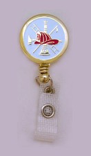 Fire man fighter badge - fire,