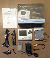 TV 3.5" LCD TFT COLORI AMSTRAD T4 - Radio TV Ingresso A/V - Retrogame o Camper