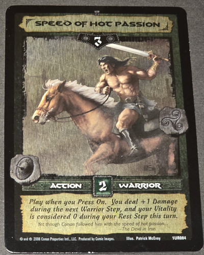 Conan ccg speed of - -,