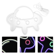 Forma astronave al neon lampada USB Alimentazione elettrica LED LED