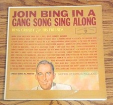 Bing Crosby 1961 Vinyl Record