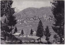 CLUSONE - BERGAMO - PANORAMA DALLA SPESSA - VIAGG. 1956 -81742-