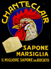 1980ca * Manifestino, Poster Originale "Chanteclair, Sapone di Marsiglia - Grafi