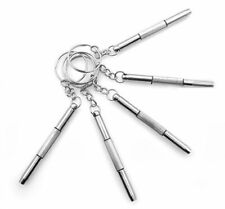 x5 CACCIAVITE MULTIFUNZIONE PRECISIONE x OCCHIALI OROLOGI +ANELLO PORTACHIAVI 5x