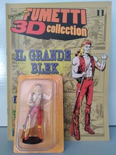 FUMETTI 3D COLLECTION N° 11 IL GRANDE BLEK STATUETTA + FASCICOLO HOBBY & WORKS