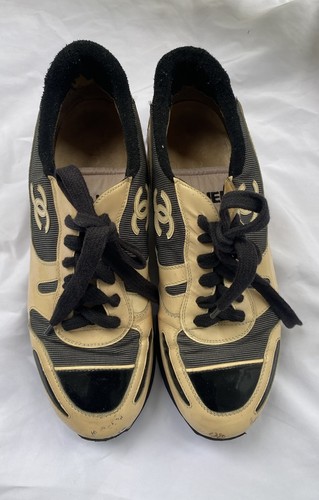 Sneakers vintage chanel pelle - sneakers,