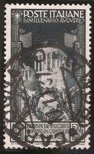 13	Regno d’Italia usati 1937 Augusto L. 2,55 + 2 ardesia