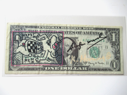 Warhol haring 1us - b), a.