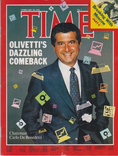 Time feb 1985 olivetti s - time-feb, 18,1985-olivetti's