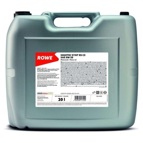 Olio motore rowe - motore, hightec