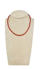 COLLANA UOMO CORALLO ROSSO